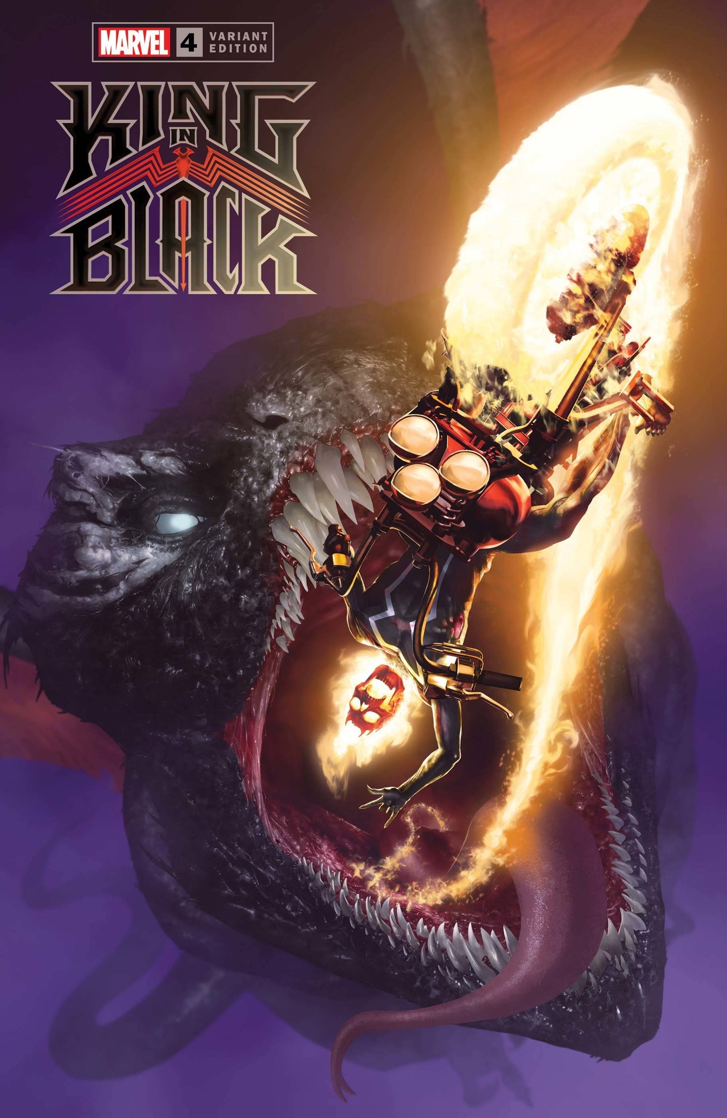 MARVEL COMICS COMIC BOOK KING IN BLACK #4 (OF 5) DRAGON RAHZZAH VAR