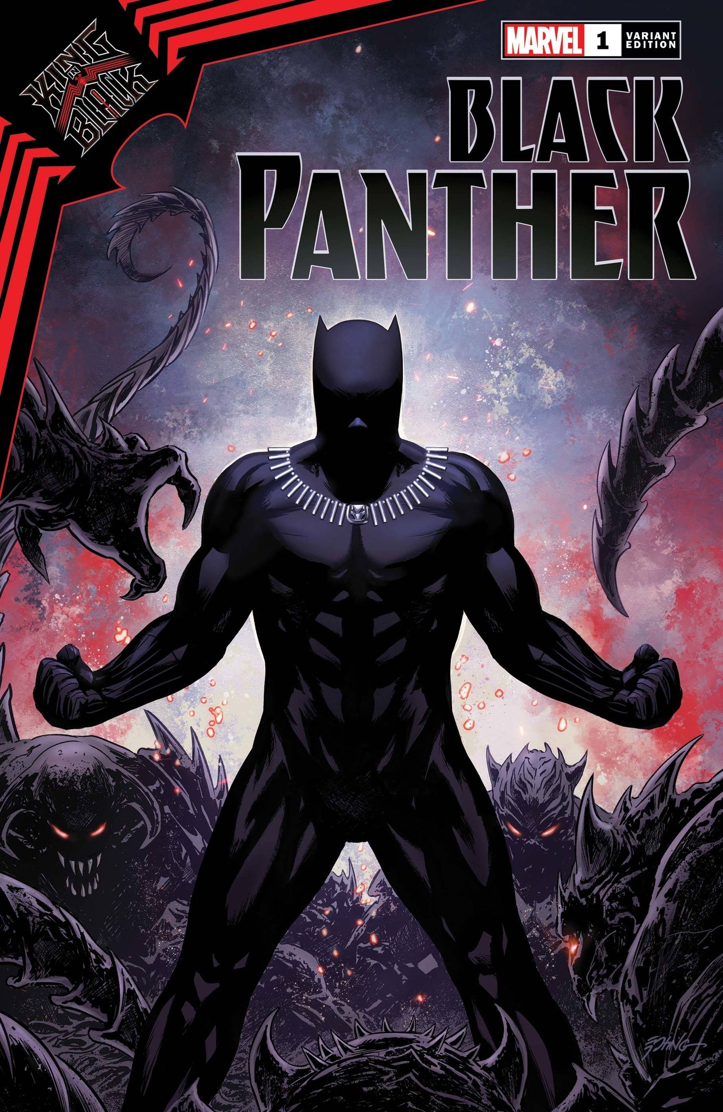 MARVEL COMICS COMIC BOOK KING IN BLACK BLACK PANTHER #1 EPTING VAR