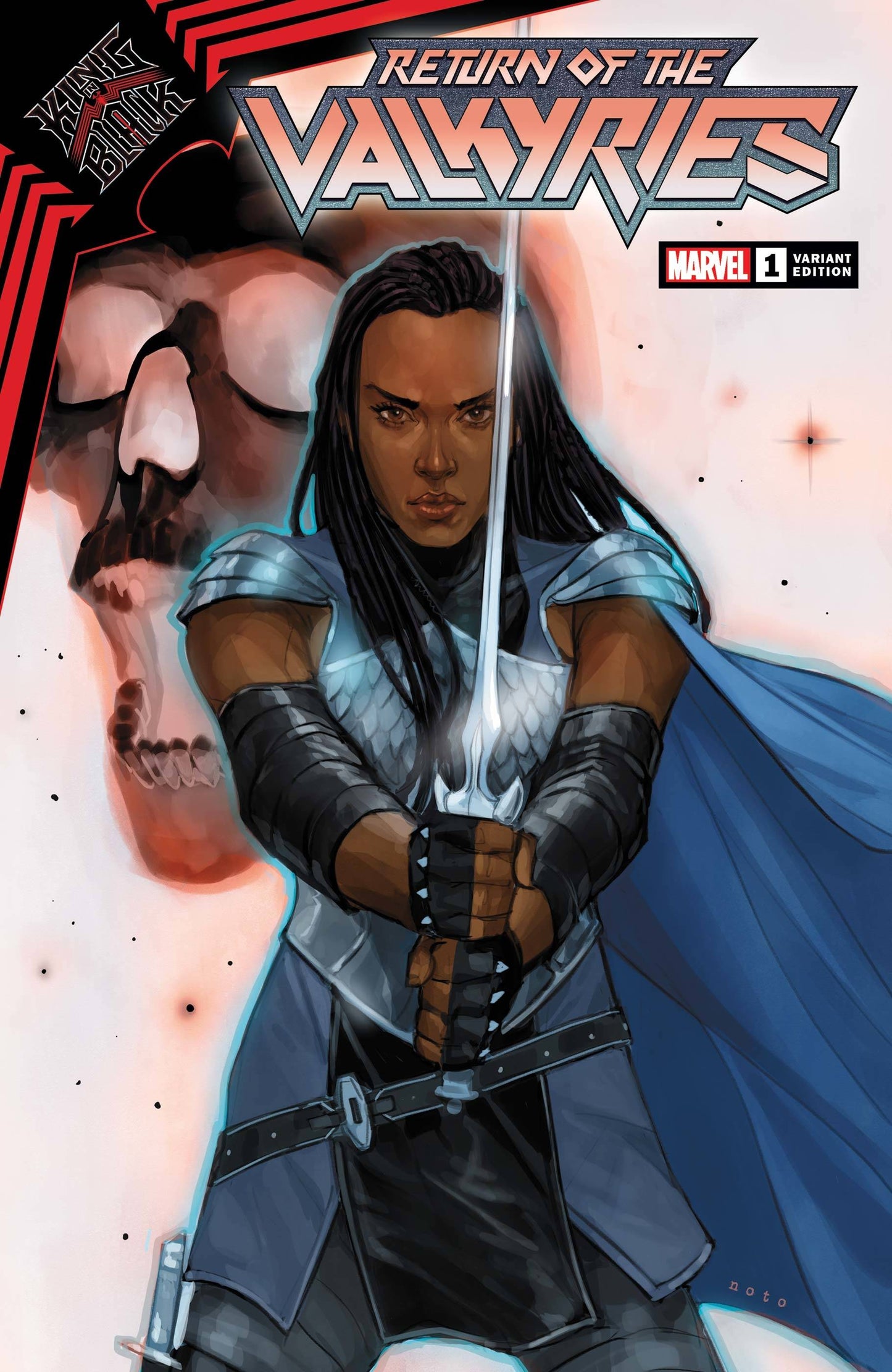 MARVEL COMICS COMIC BOOK KING IN BLACK RETURN OF VALKYRIES #1 (OF 4) NOTO PROFILE VAR