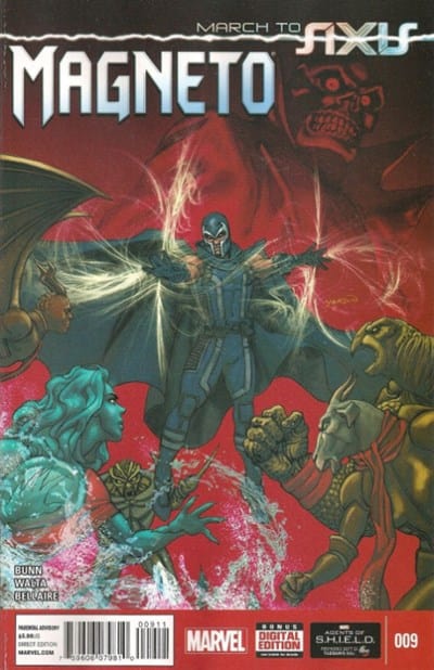 MARVEL COMICS comic book MAGNETO #9 MTAX