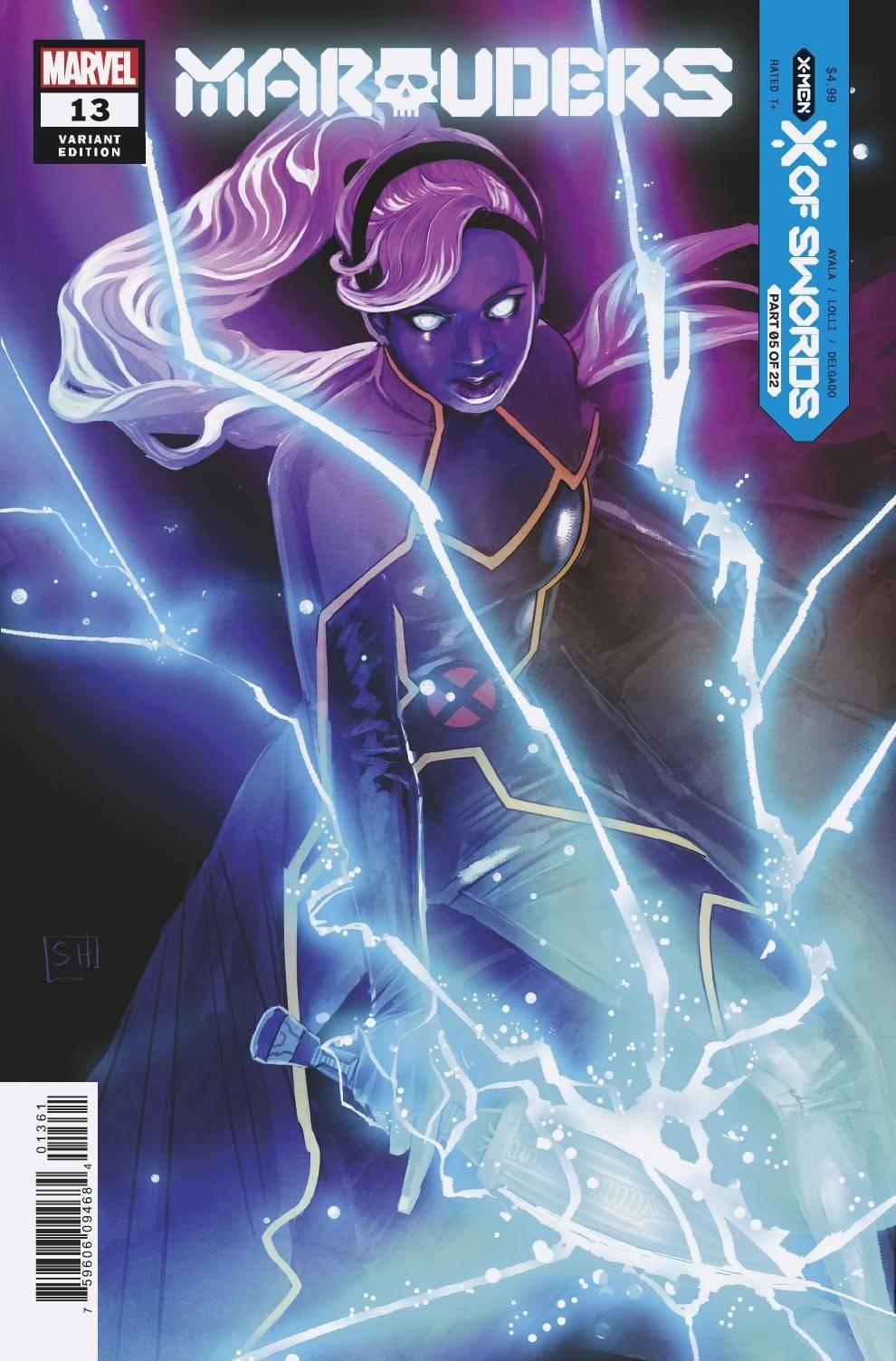 MARVEL COMICS comic book MARAUDERS #13 HANS VAR XOS