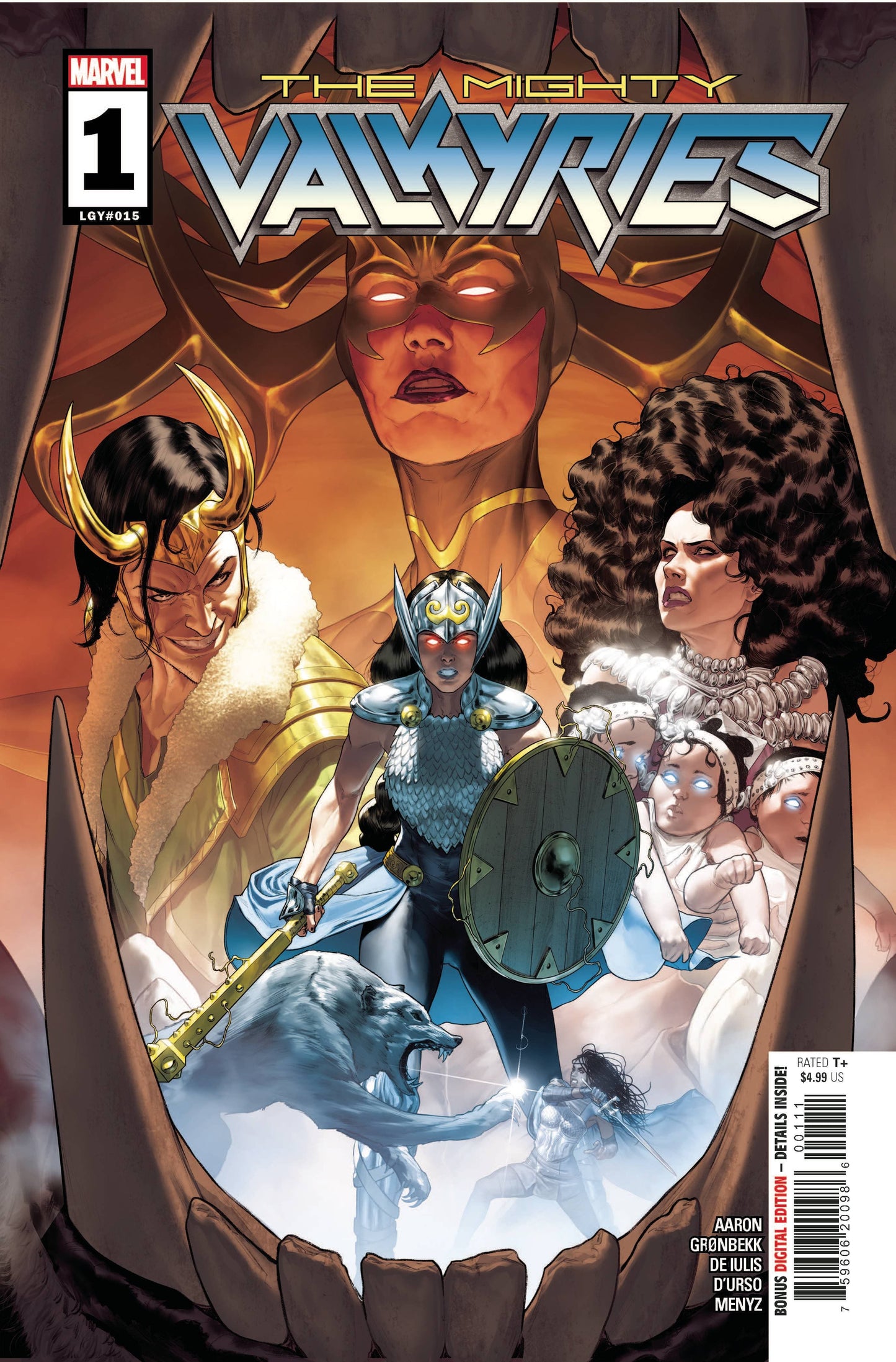 MARVEL COMICS COMIC BOOK MIGHTY VALKYRIES #1 (OF 5)