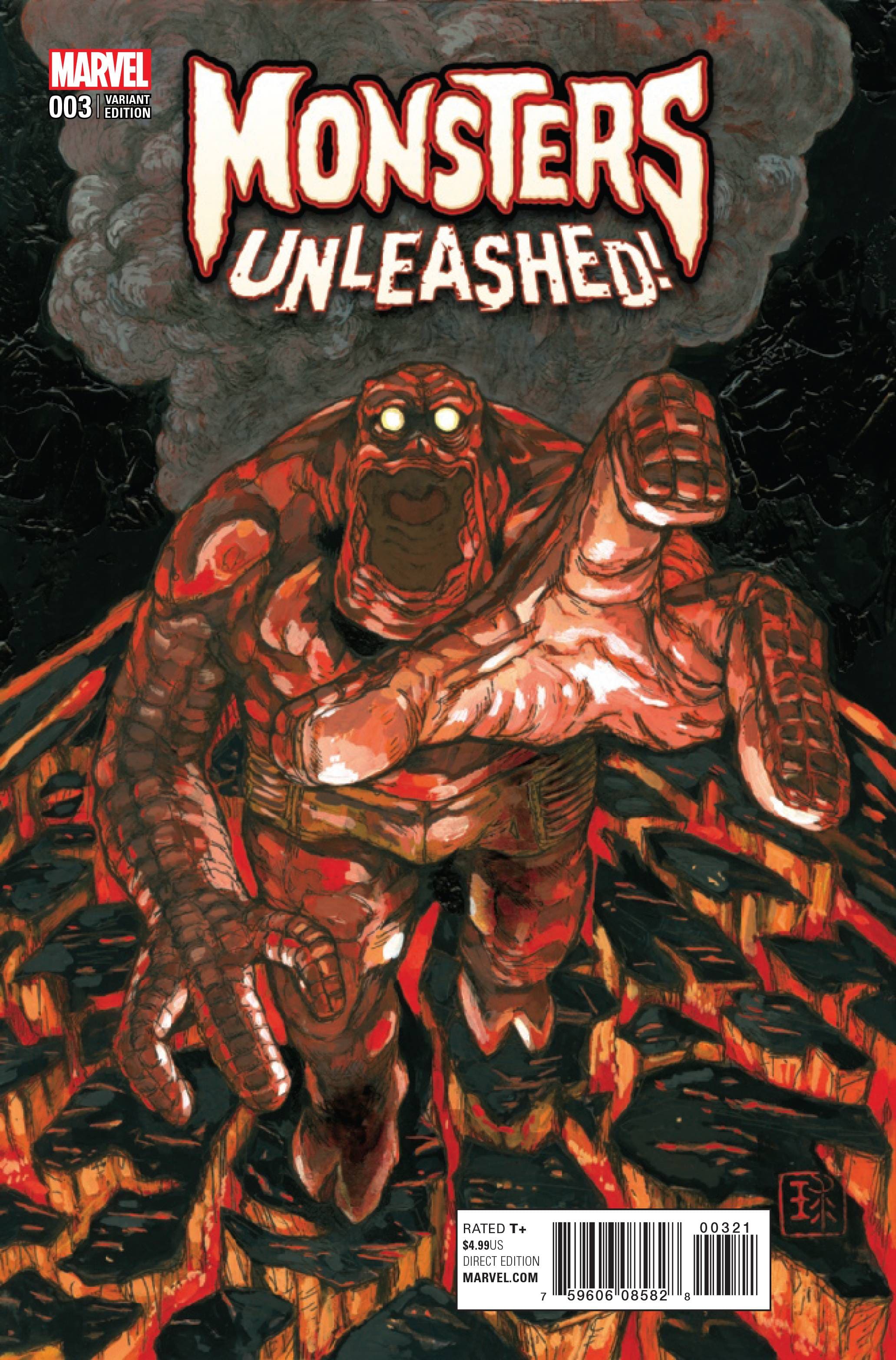 monsters unleashed marvel comics MONSTERS UNLEASHED #3 (OF 5) QHAYASHIDA VAR – Packrat Comics