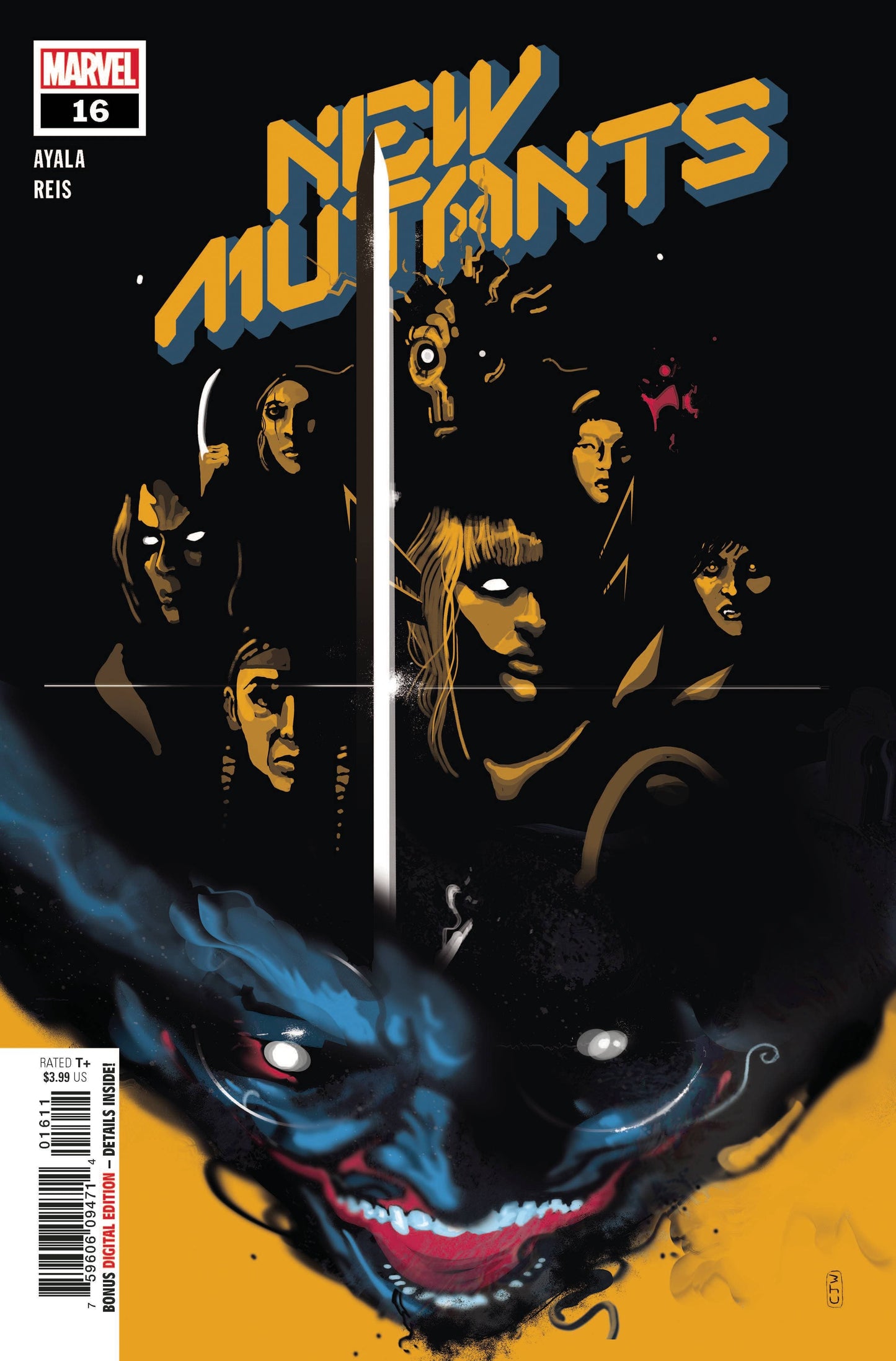 MARVEL COMICS COMIC BOOK NEW MUTANTS #16