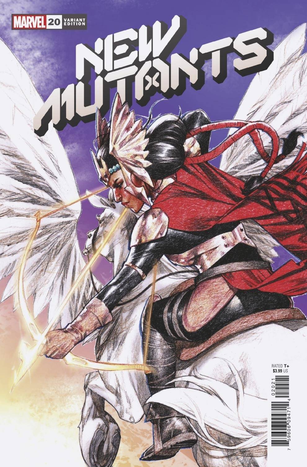 MARVEL COMICS COMIC BOOK NEW MUTANTS #20 GO VAR