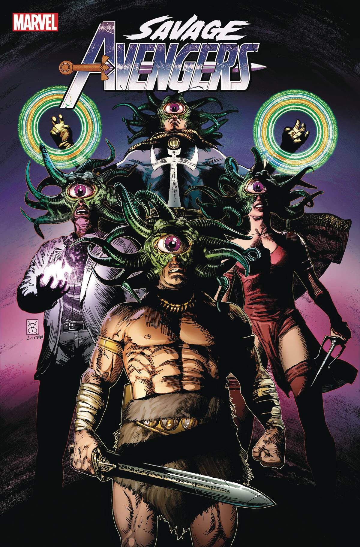 MARVEL COMICS COMIC BOOK SAVAGE AVENGERS #12