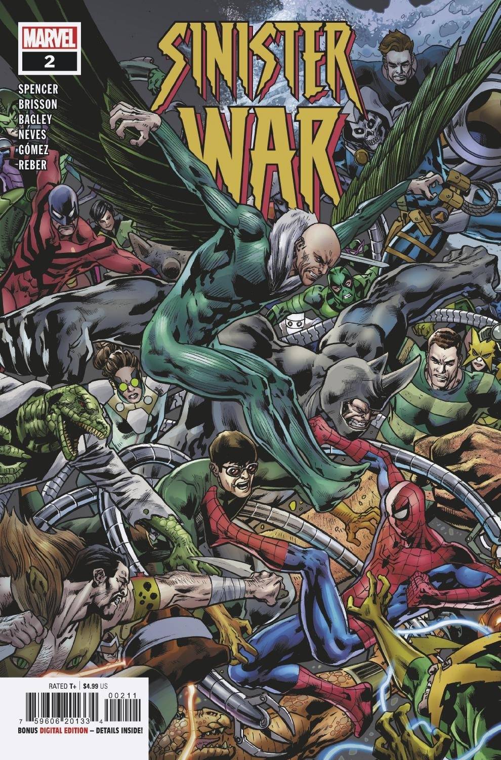 MARVEL COMICS COMIC BOOK SINISTER WAR #2 (OF 4)