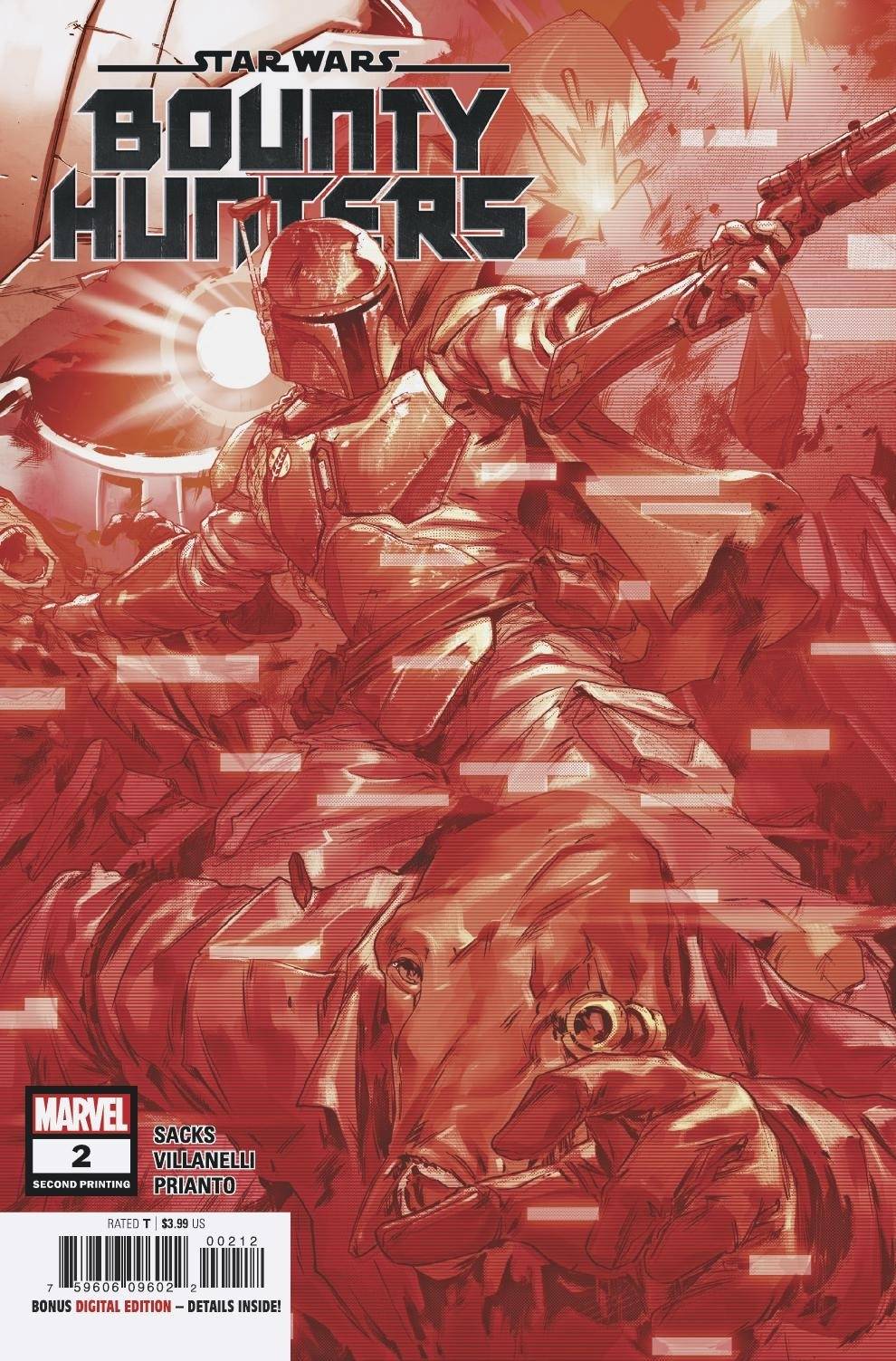 MARVEL COMICS comic book STAR WARS BOUNTY HUNTERS #2 2ND PTG VAR