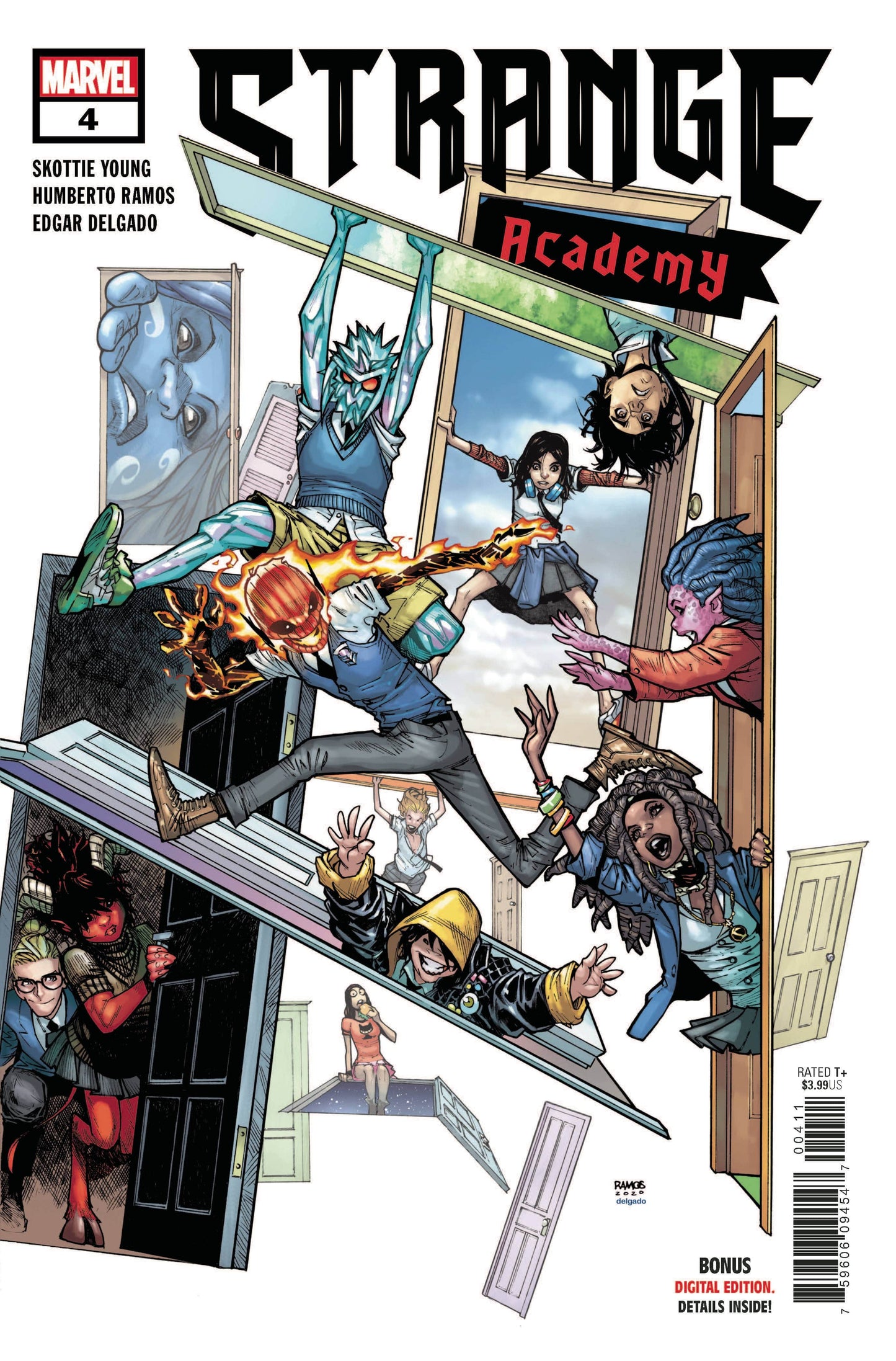 MARVEL COMICS COMIC BOOK STRANGE ACADEMY #4