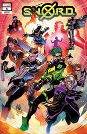 MARVEL COMICS COMIC BOOK SWORD #5 CASELLI VARIANT