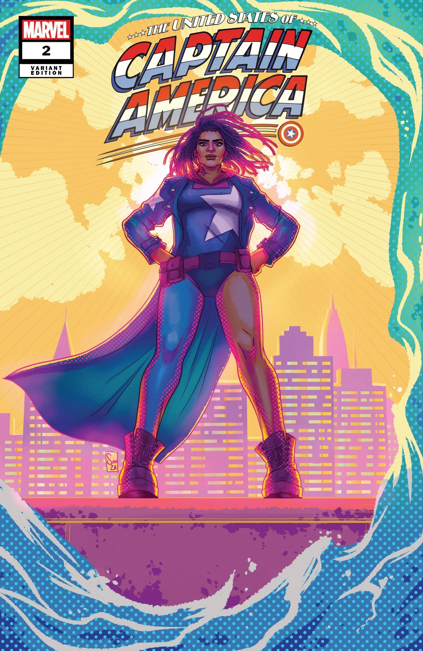 MARVEL COMICS COMIC BOOK UNITED STATES CAPTAIN AMERICA #2 (OF 5) SOUZA VAR