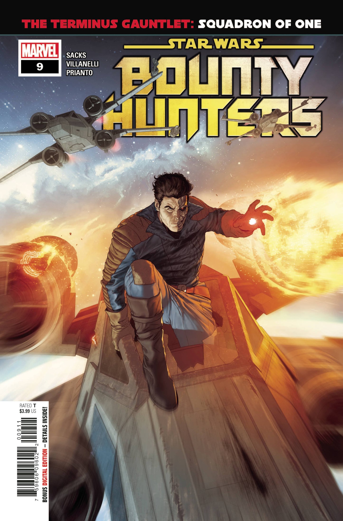 MARVEL COMICS COMIC BOOK VF/NM STAR WARS BOUNTY HUNTERS #9