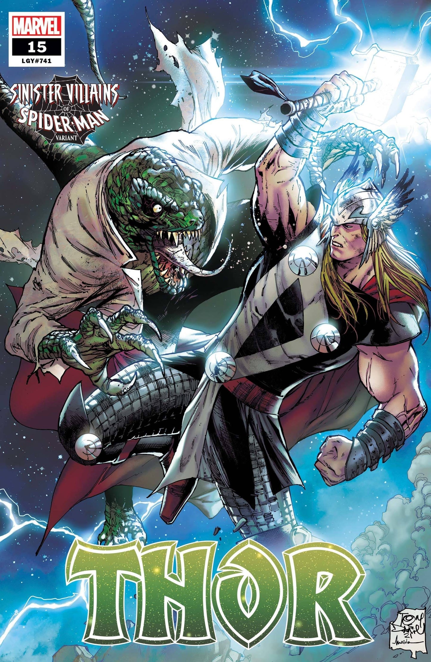 MARVEL COMICS COMIC BOOK VF/NM THOR #15 DANIEL SPIDER-MAN VILLAINS VAR