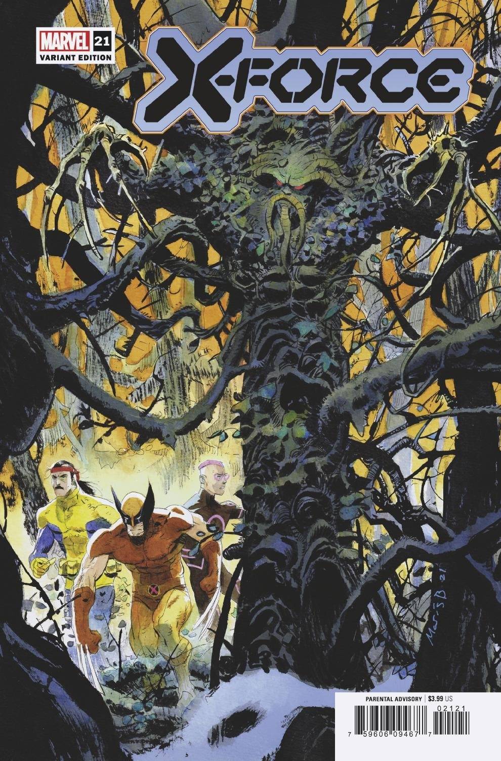 MARVEL COMICS COMIC BOOK X-FORCE #21 BERGARA VAR