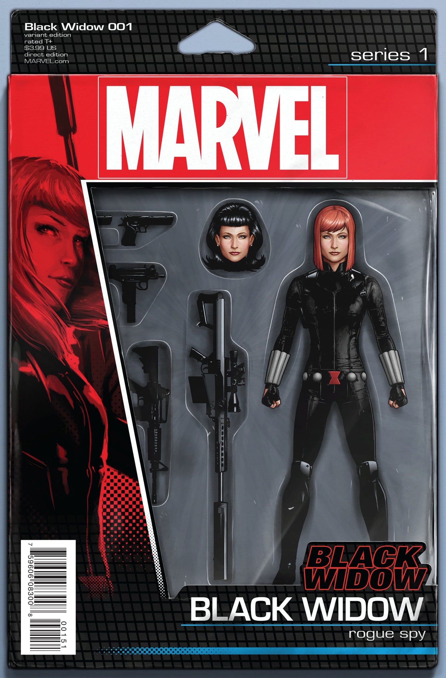 MARVEL COMICS Comics BLACK WIDOW #1 CHRISTOPHER ACTION FIGURE VAR