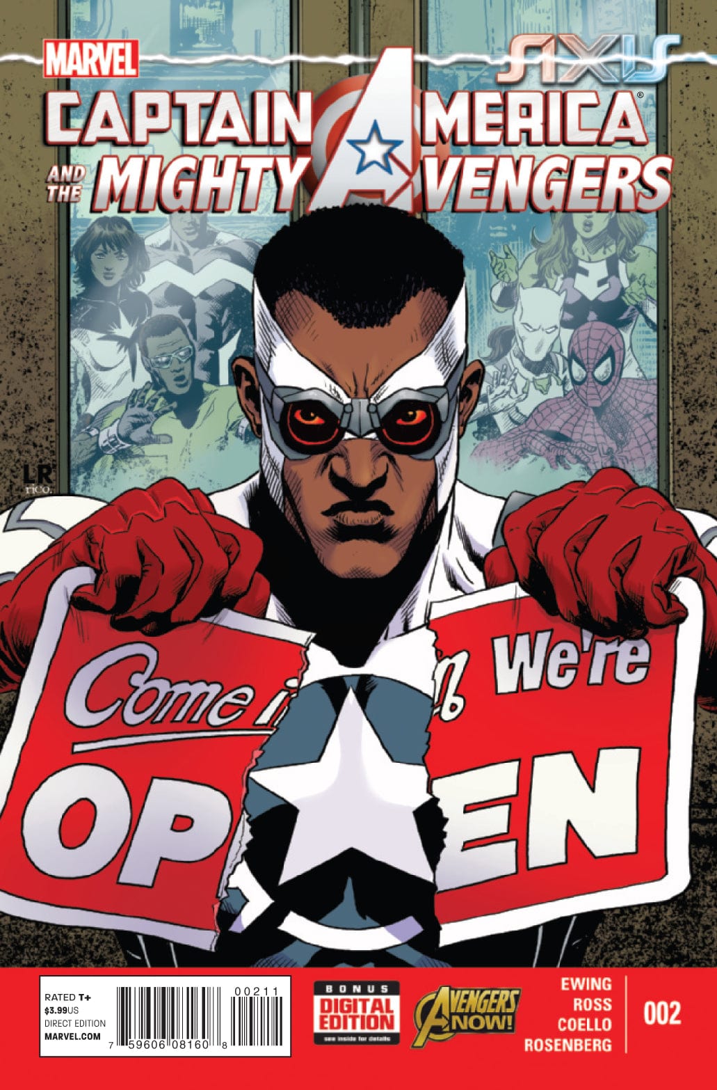 MARVEL COMICS Comics CAPTAIN AMERICA AND MIGHTY AVENGERS #2 AXIS