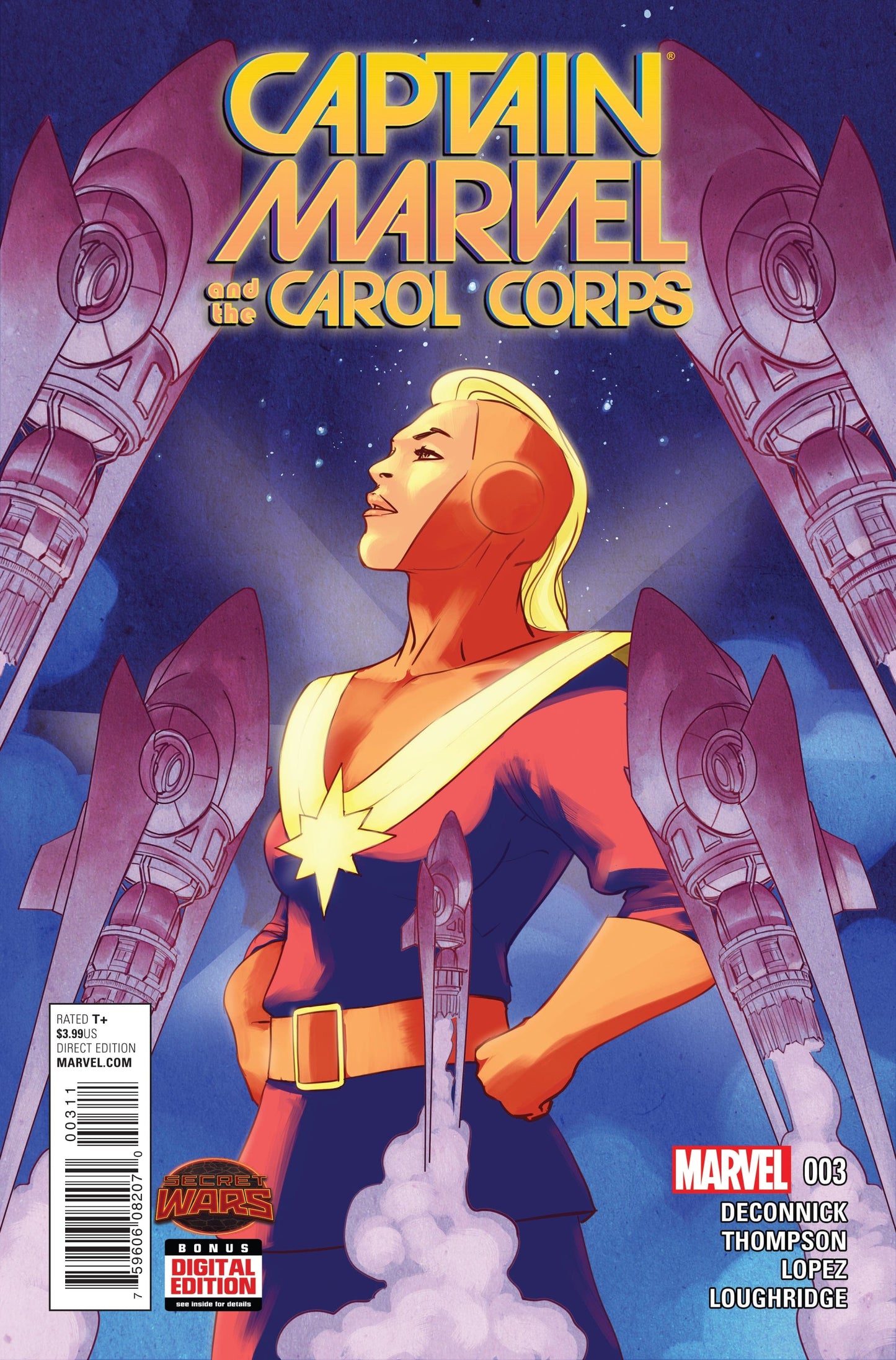 MARVEL COMICS Comics CAPTAIN MARVEL AND CAROL CORPS #3 SWA