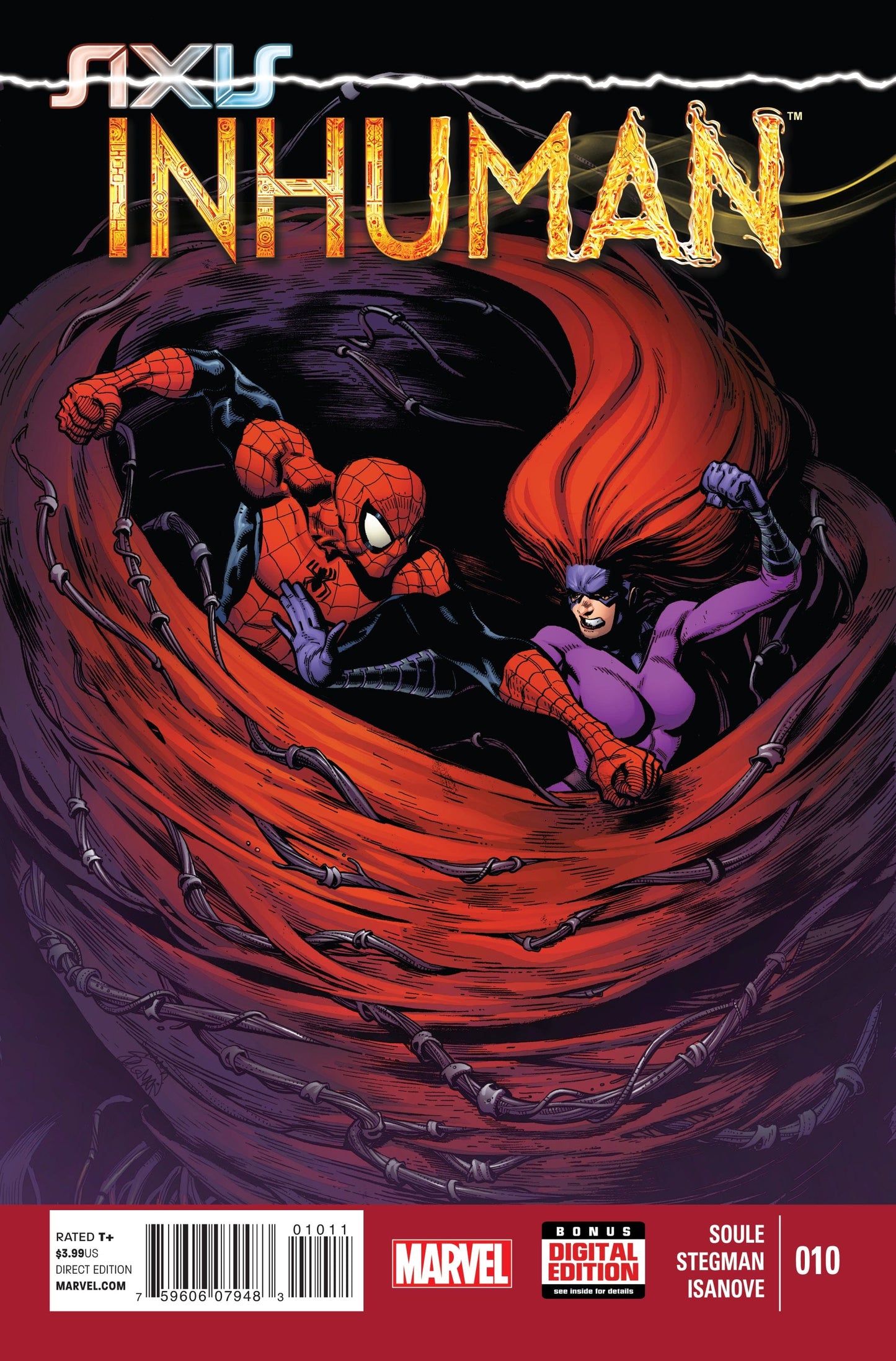 MARVEL COMICS Comics INHUMAN #10 AXIS