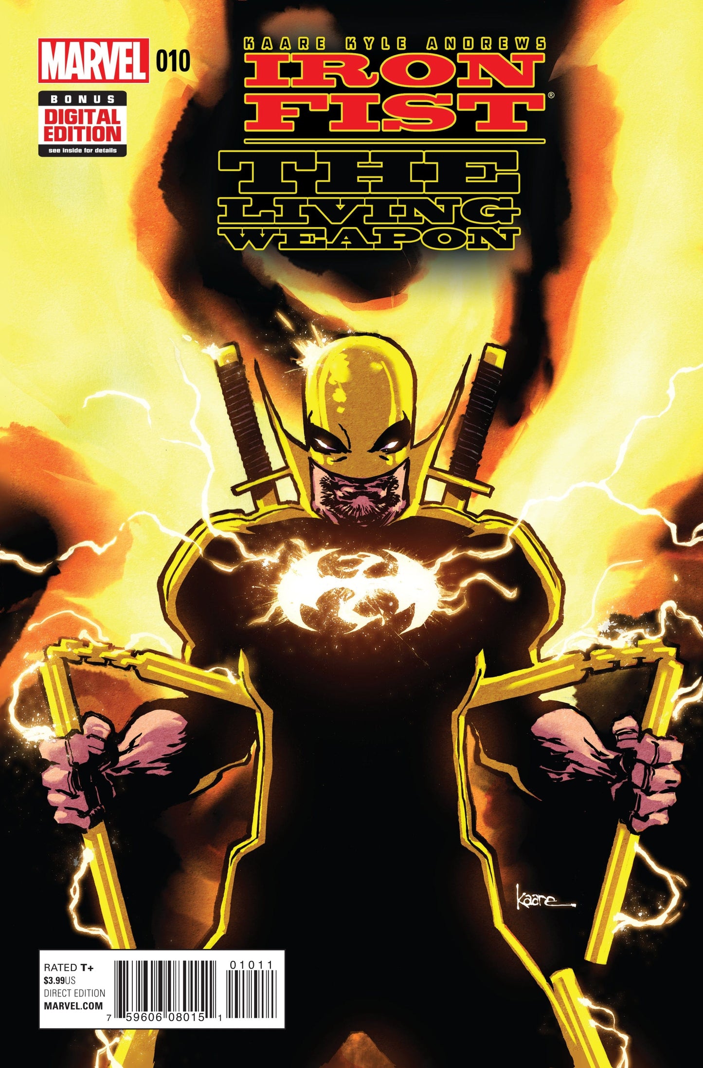 MARVEL COMICS Comics IRON FIST LIVING WEAPON #10