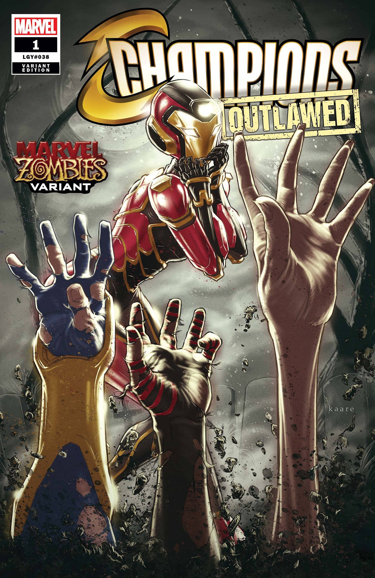 MARVEL COMICS Comics VF/NM CHAMPIONS #1 ANDREWS MARVEL ZOMBIES VAR
