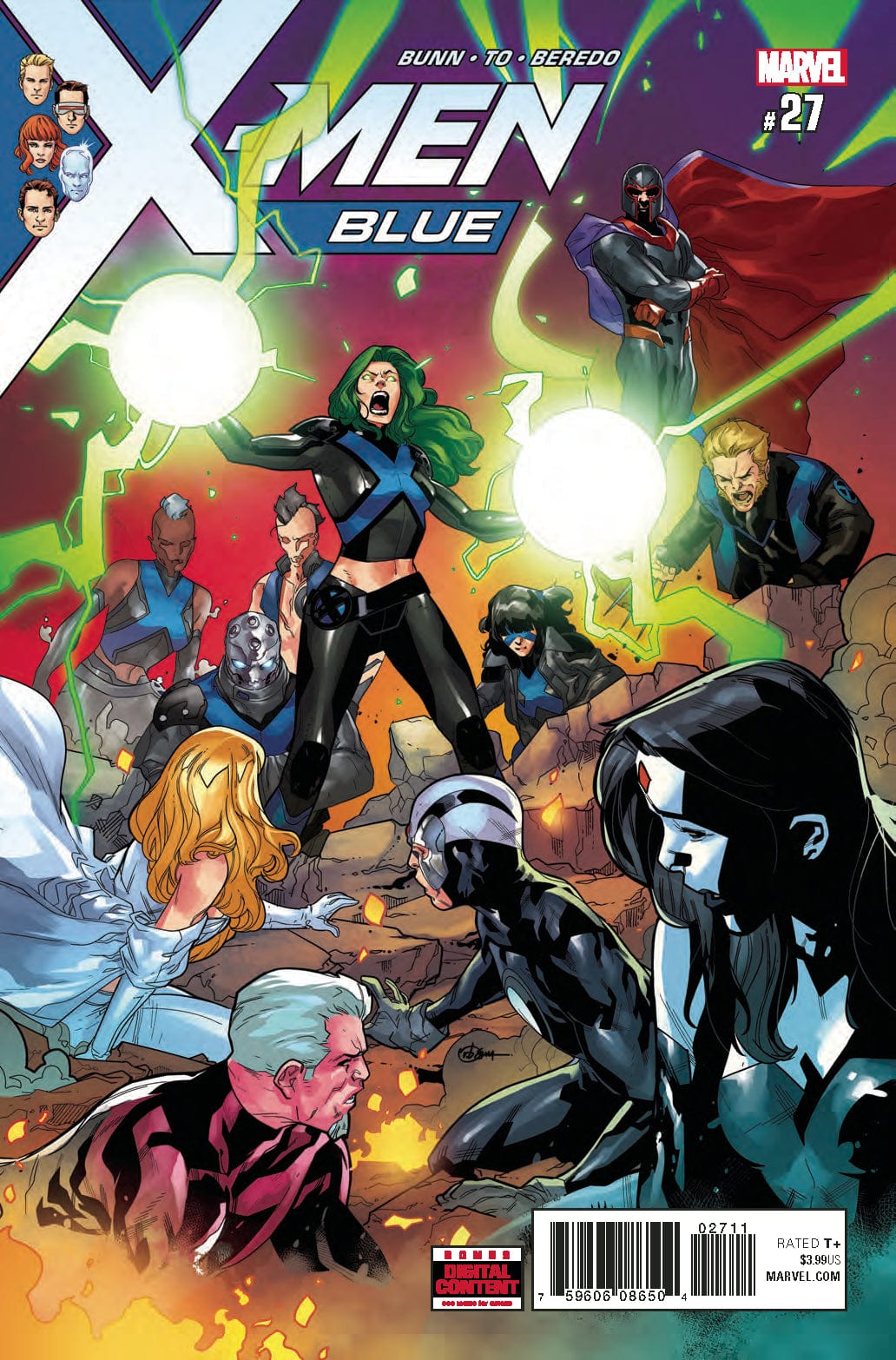 MARVEL COMICS Comics VF/NM X-MEN BLUE #27 LEG