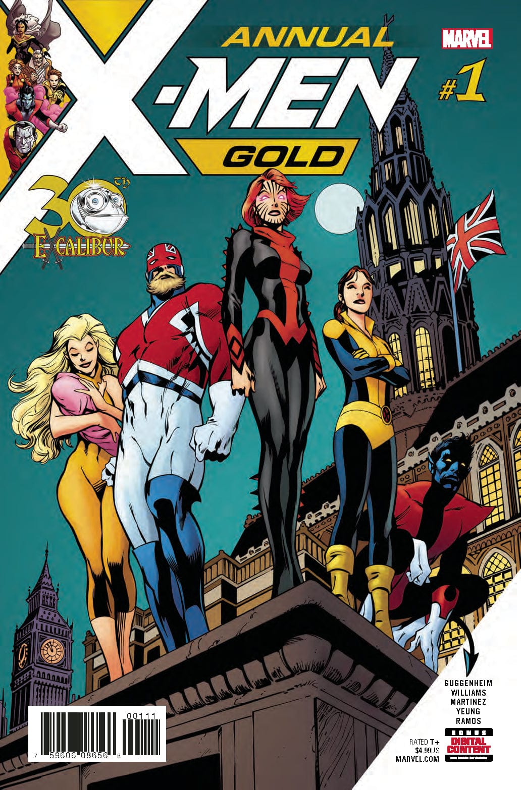 MARVEL COMICS Comics VF/NM X-MEN GOLD ANNUAL #1 LEG