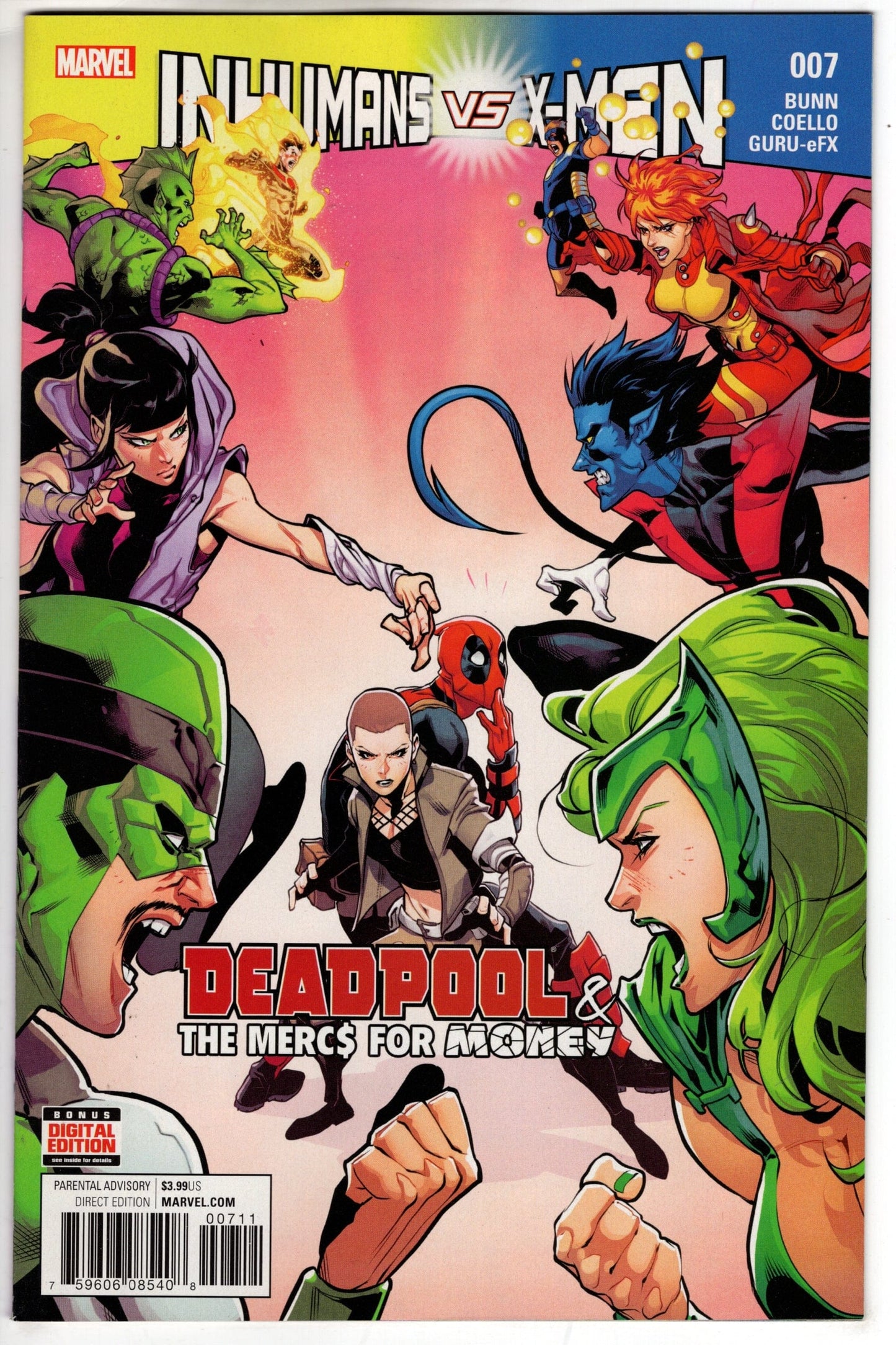 MARVEL COMICS DEADPOOL AND MERCS FOR MONEY #7