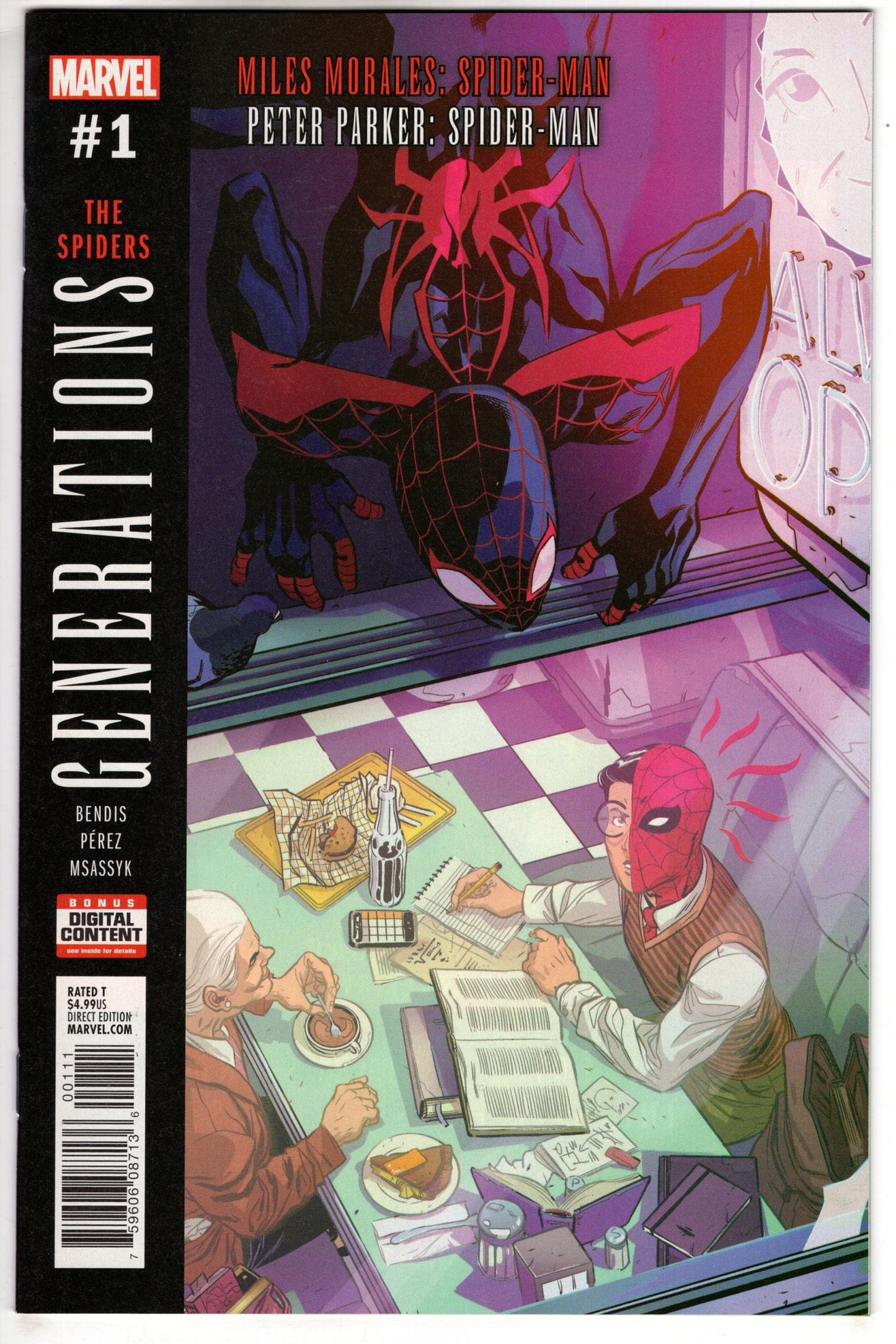 MARVEL COMICS GENERATIONS MORALES & PARKER SPIDER-MAN #1