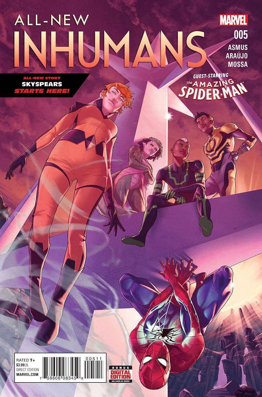 MARVEL COMICS Marvel ALL NEW INHUMANS #5