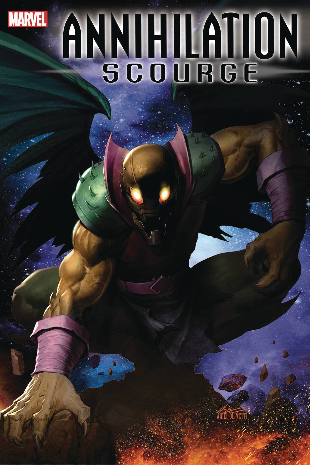 MARVEL COMICS MARVEL COMICS ANNIHILATION SCOURGE ALPHA #1 OLIVETTI VAR