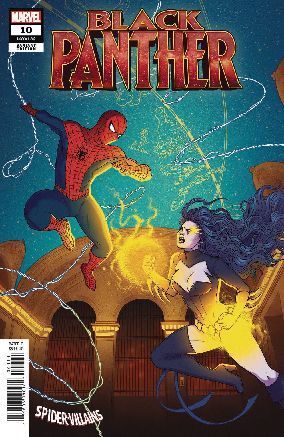 MARVEL COMICS MARVEL COMICS BLACK PANTHER #10 BARTEL SPIDER-MAN VILLAINS VAR