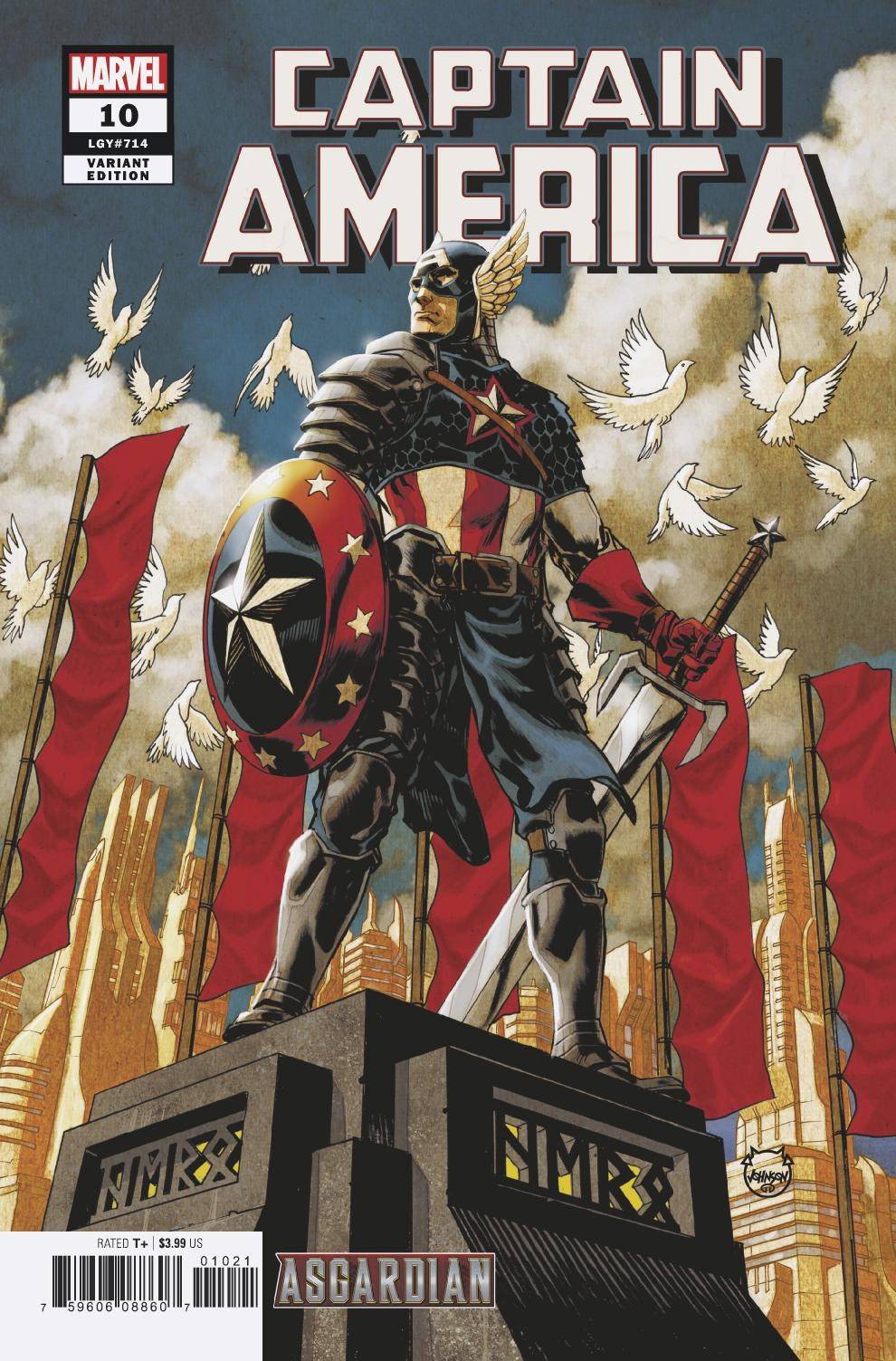 MARVEL COMICS MARVEL COMICS CAPTAIN AMERICA #10 VARIANT