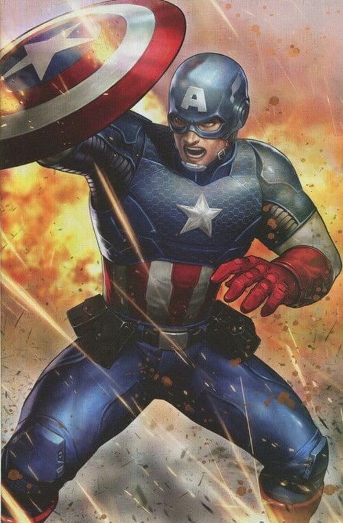 MARVEL COMICS MARVEL COMICS CAPTAIN AMERICA #11 YOON LEE MARVEL BATTLE LINES VAR