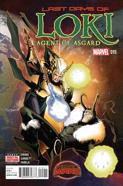 MARVEL COMICS MARVEL COMICS LOKI AGENT OF ASGARD #15 SWA