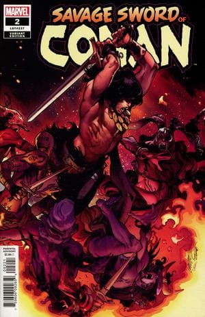 MARVEL COMICS MARVEL COMICS SAVAGE SWORD OF CONAN #2 LARRAZ VAR