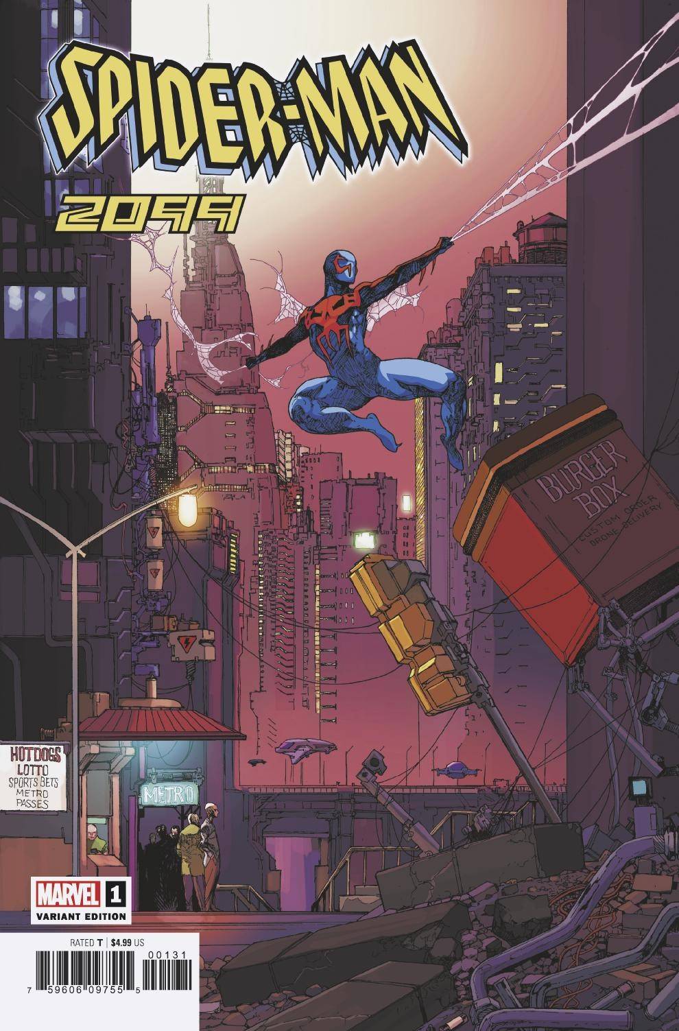 MARVEL COMICS MARVEL COMICS SPIDER-MAN 2099 #1 FOREMAN VAR