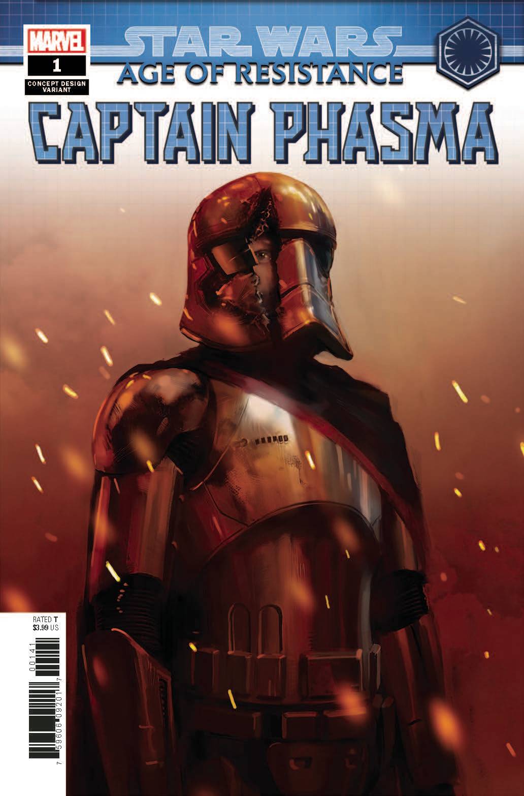 MARVEL COMICS MARVEL COMICS STAR WARS AOR CAPTAIN PHASMA #1 CONCEPT VAR