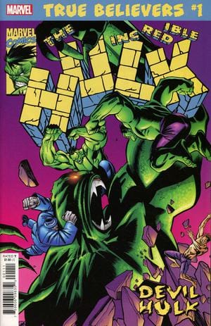 MARVEL COMICS MARVEL COMICS TRUE BELIEVERS HULK DEVIL HULK #1