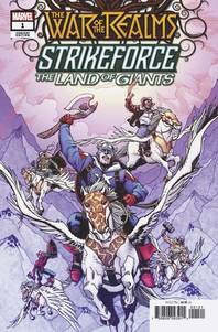 MARVEL COMICS MARVEL COMICS WAR OF REALMS STRIKEFORCE LAND OF GIANTS #1 HAMNER VAR