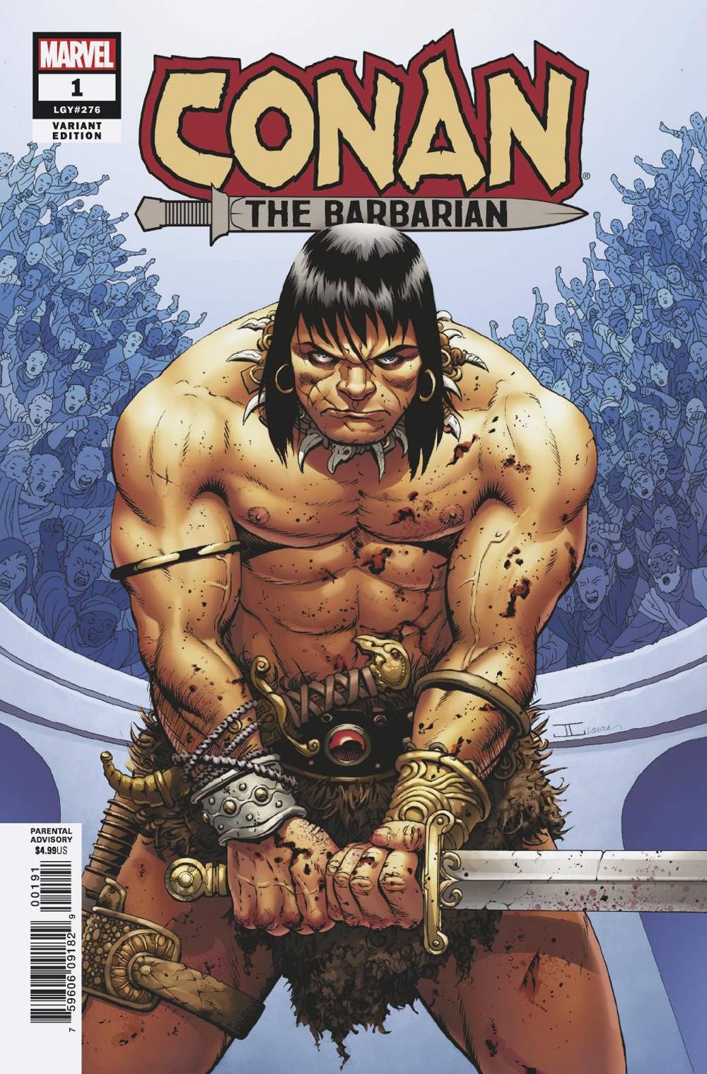 MARVEL COMICS marvel CONAN THE BARBARIAN #1 CASSADAY VAR