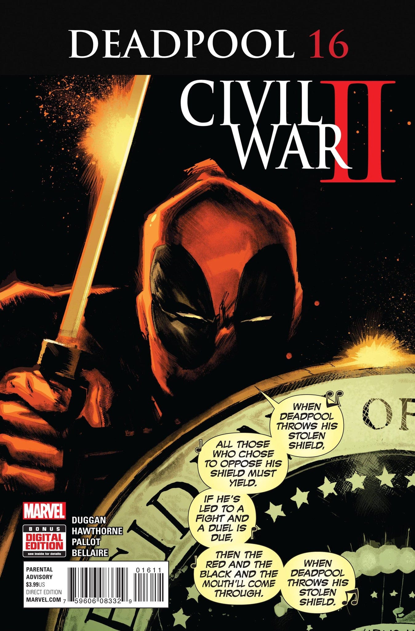 MARVEL COMICS marvel DEADPOOL #16