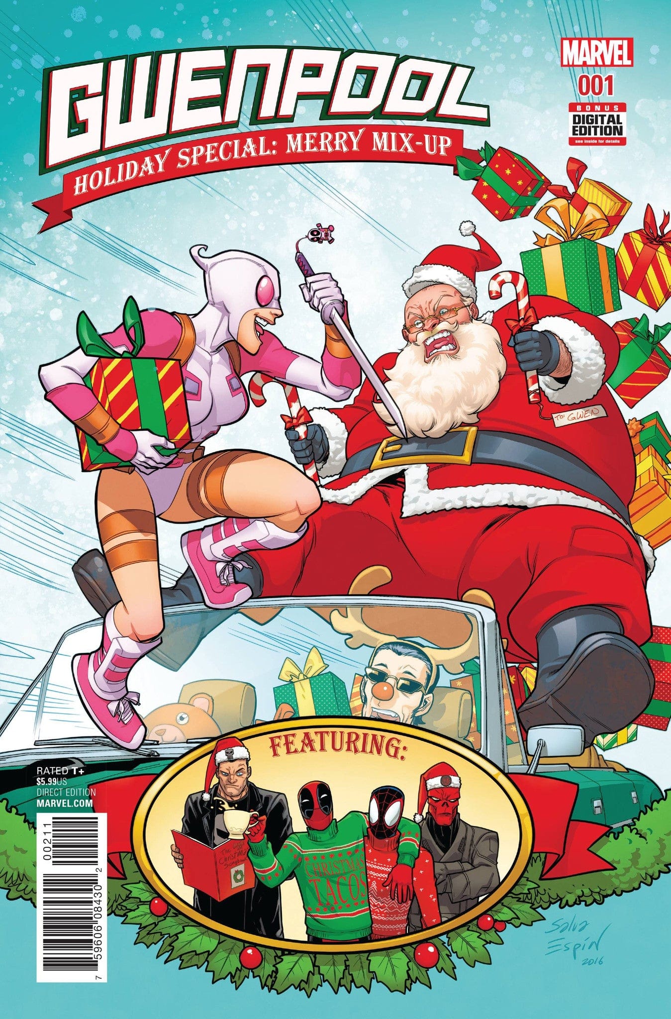 MARVEL COMICS Marvel GWENPOOL HOLIDAY SPECIAL MERRY MIX UP