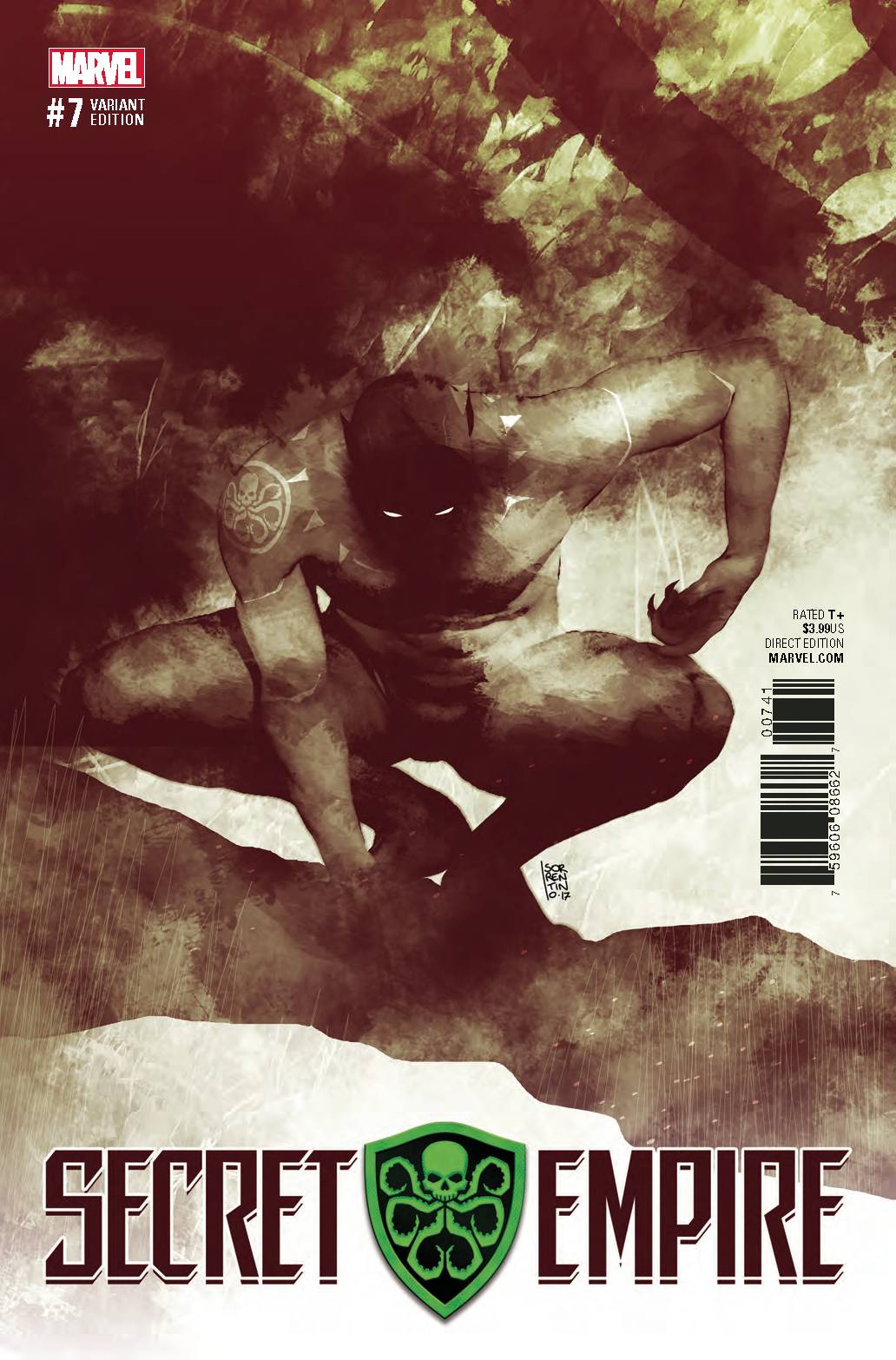 MARVEL COMICS Marvel SECRET EMPIRE #7 (OF 10) SORRENTINO HYDRA HEROES VAR