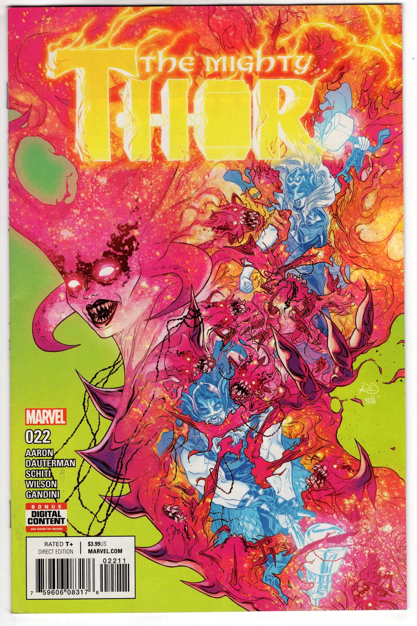 MARVEL COMICS MIGHTY THOR #22