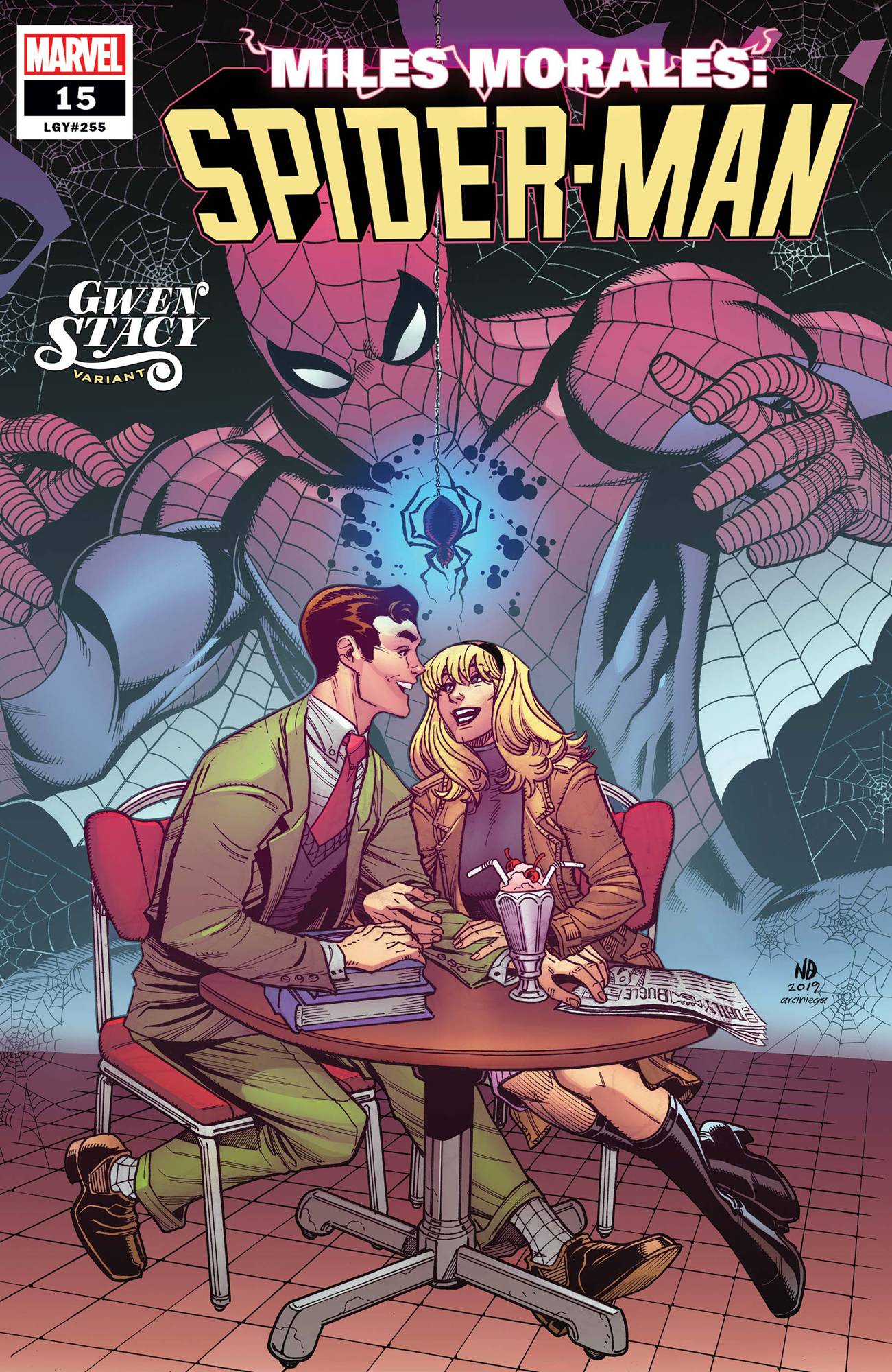MARVEL COMICS MILES MORALES SPIDER-MAN #15 BRADSHAW GWEN STACY VAR