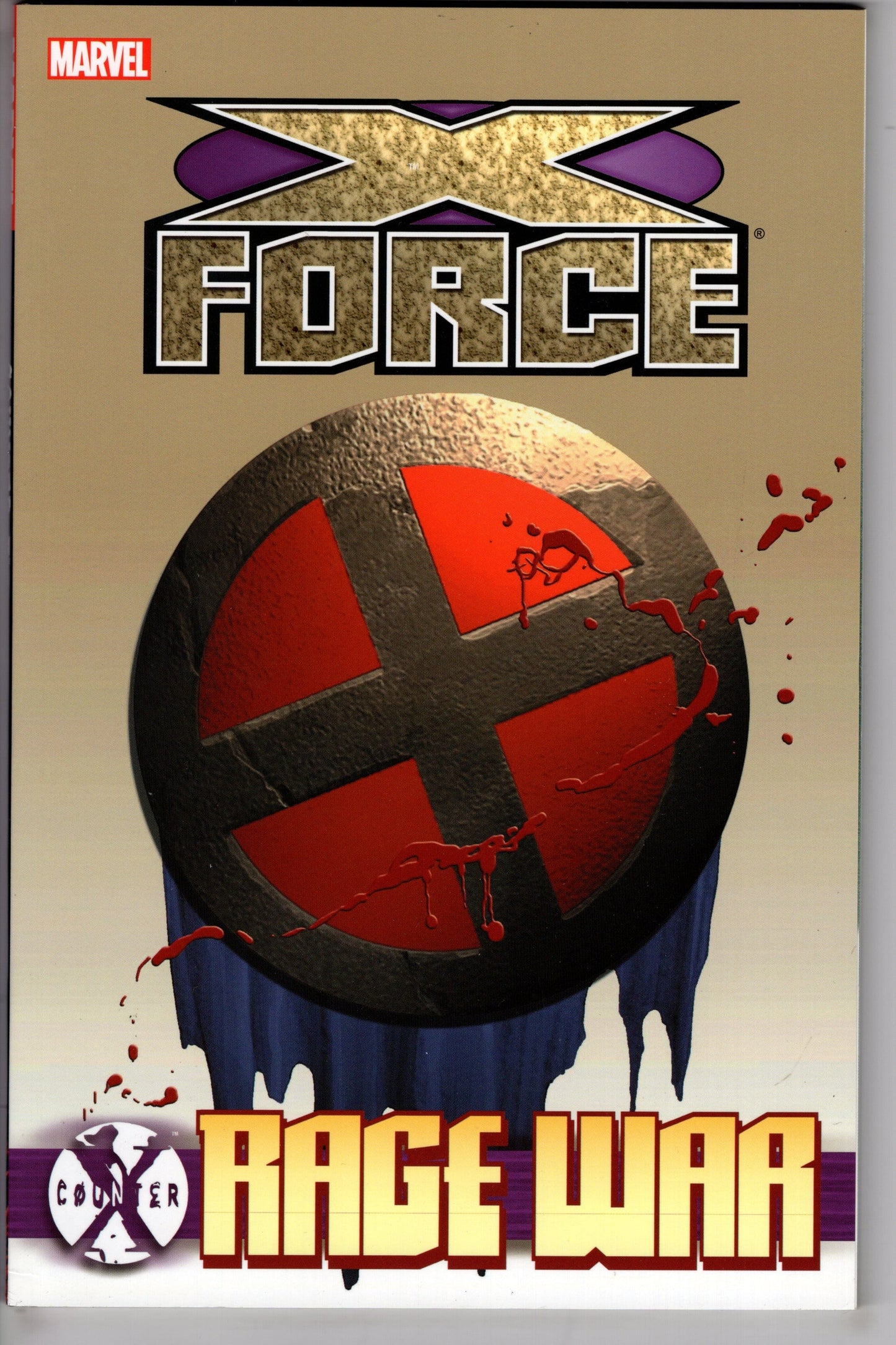 MARVEL COMICS trade COUNTER X TP X-FORCE RAGE WAR