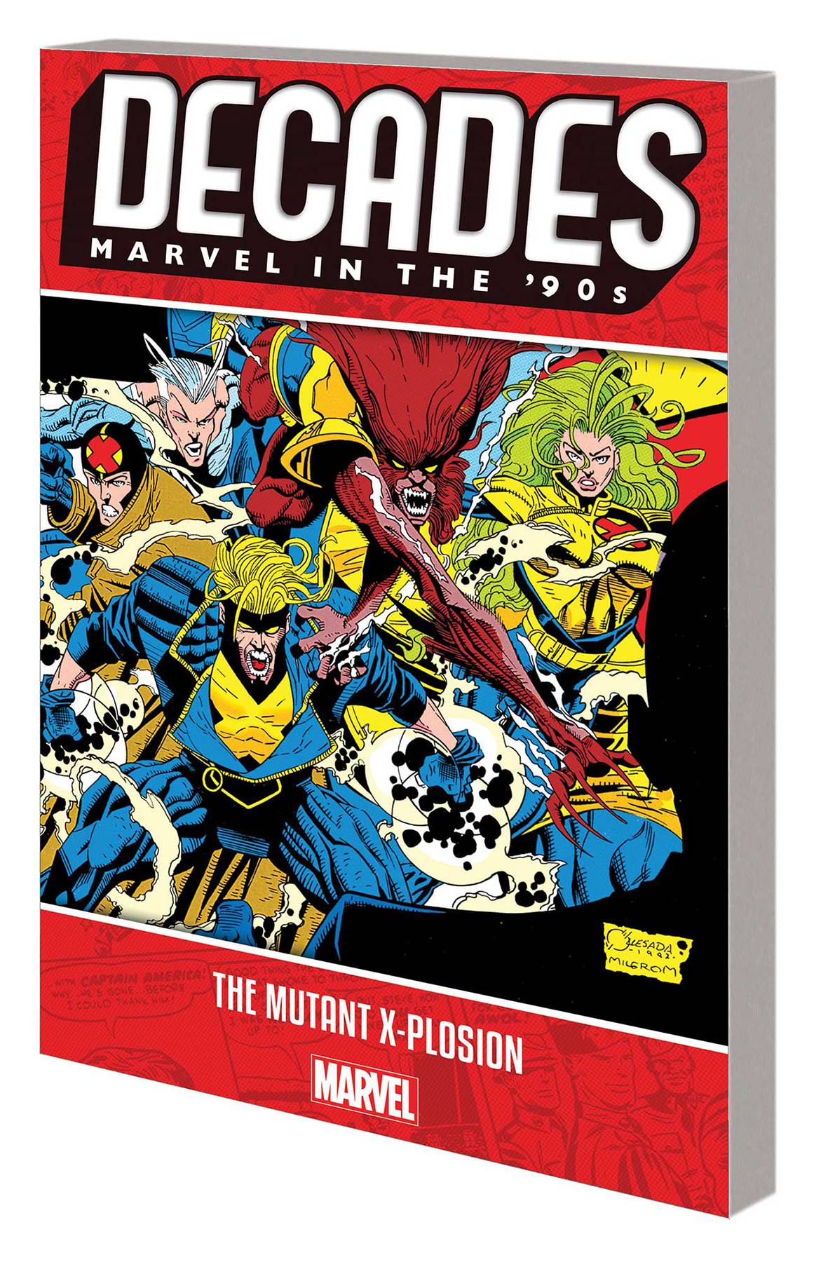 MARVEL COMICS trade DECADES MARVEL 90S TP MUTANT X-PLOSION