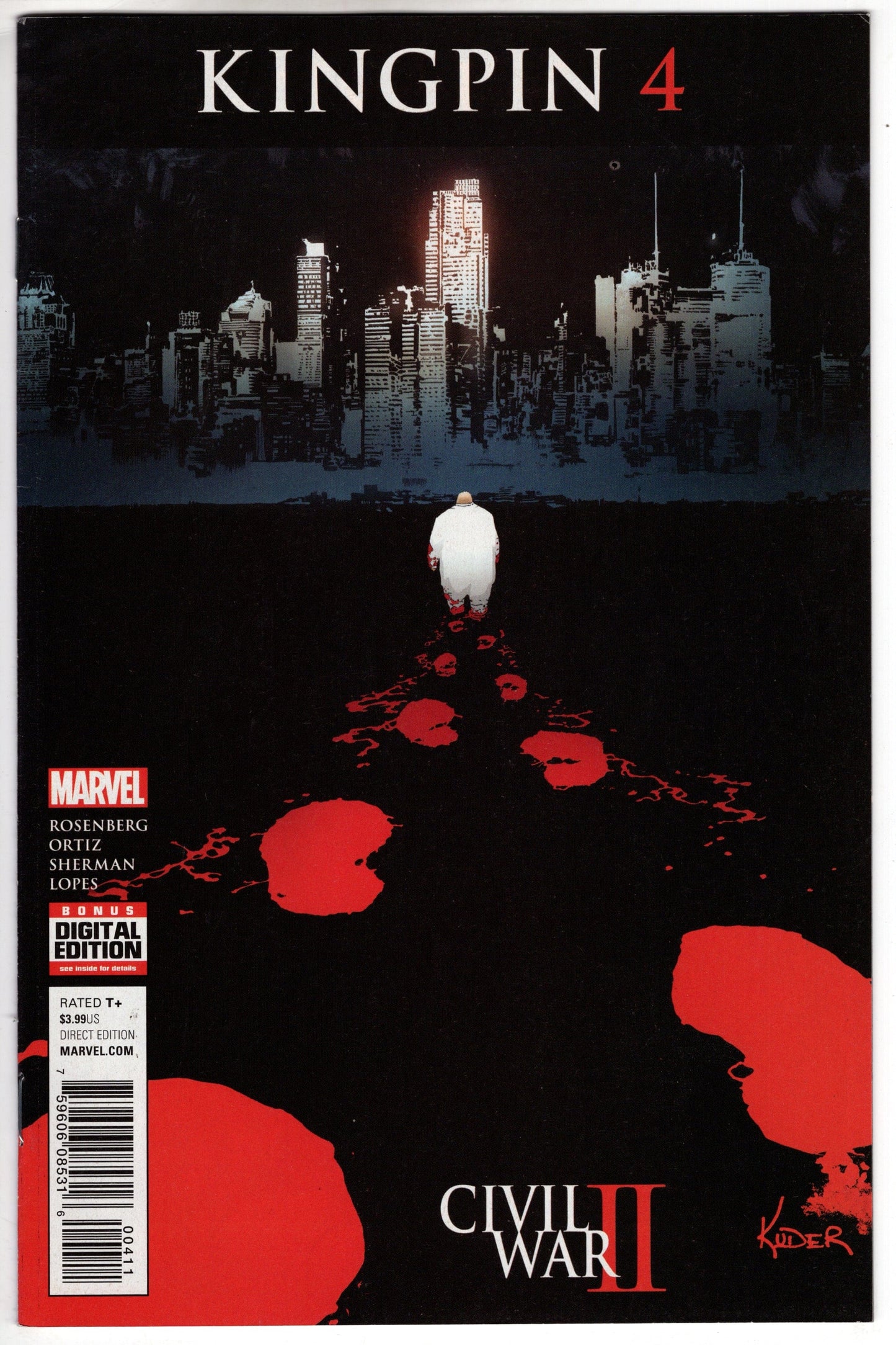 MARVEL COMICS VF CIVIL WAR II KINGPIN #4 (OF 4)