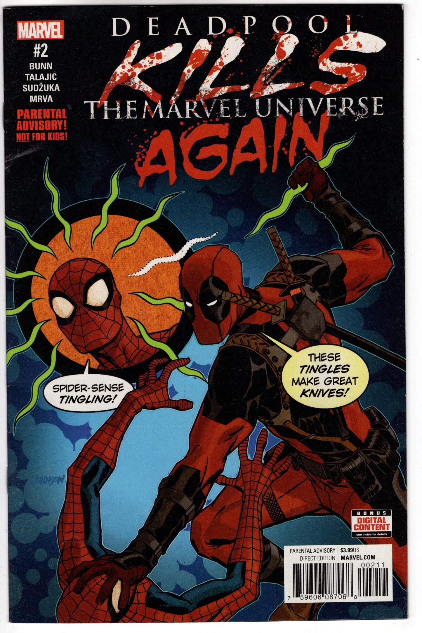 MARVEL COMICS VF/NM DEADPOOL KILLS MARVEL UNIVERSE AGAIN #2