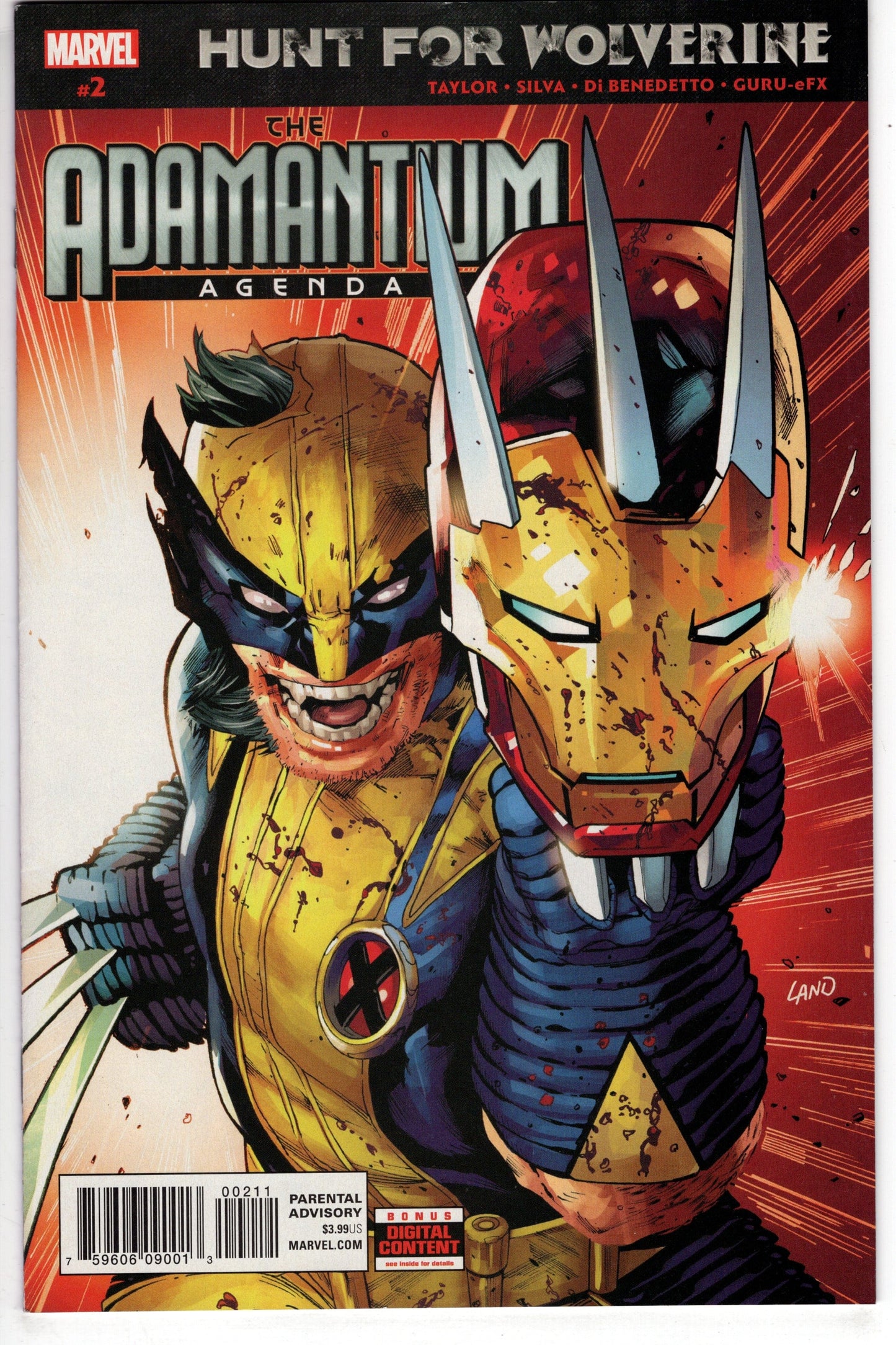 MARVEL COMICS VF/NM HUNT FOR WOLVERINE ADAMANTIUM AGENDA #2 (OF 4)